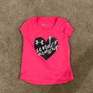 2T Toddler Girl Under Armour Shirt